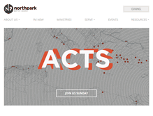 Tablet Screenshot of northparkbc.org